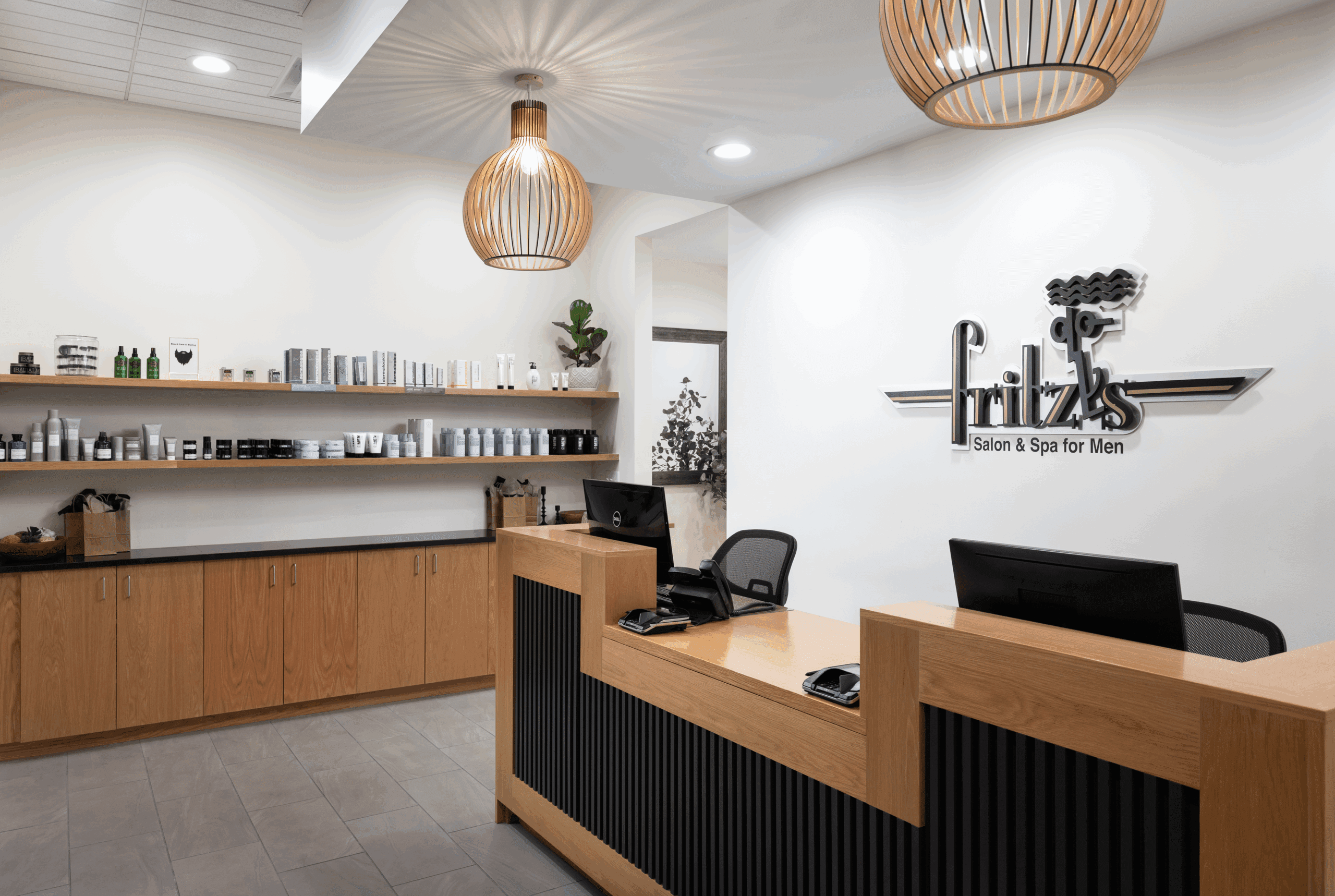 Fritz's Salon and Spa for Men's Front Counter